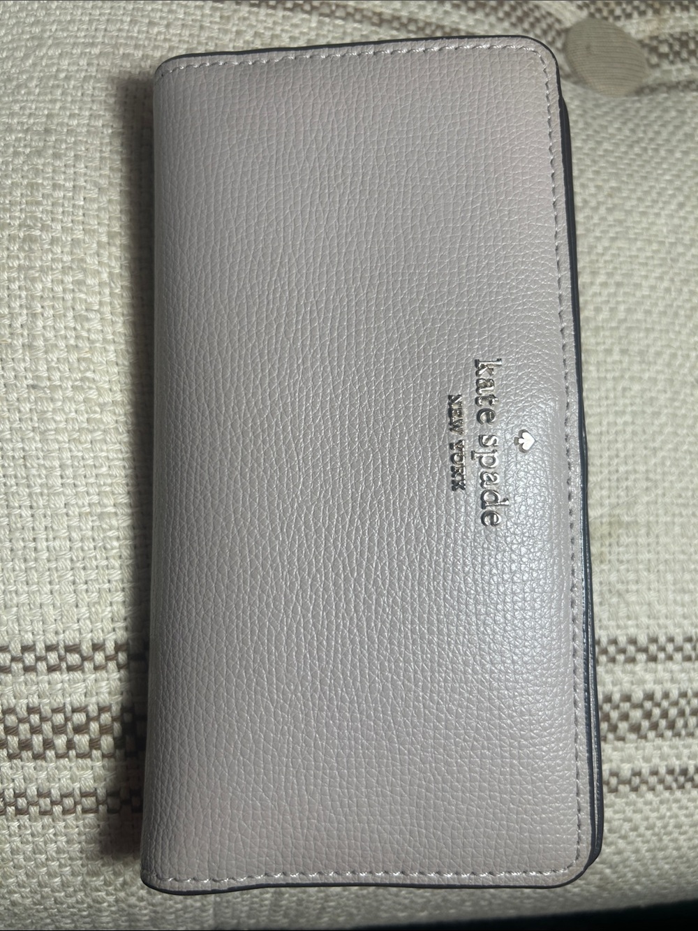 NEW Kate Spade Pebbled Leather Wallet (w/small flaw, see pics)